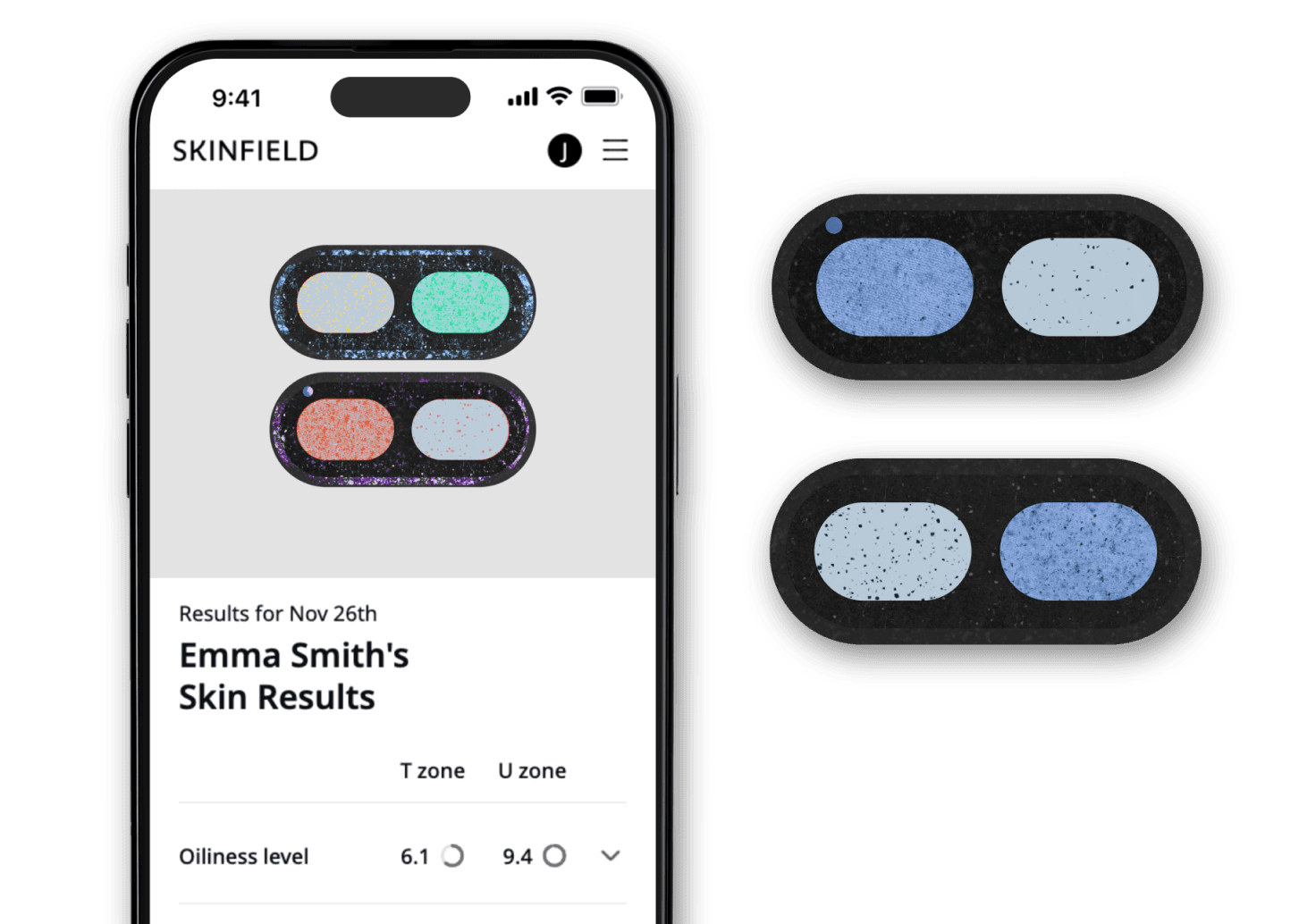 Sticking the analyzers on the T-zone and U-zone